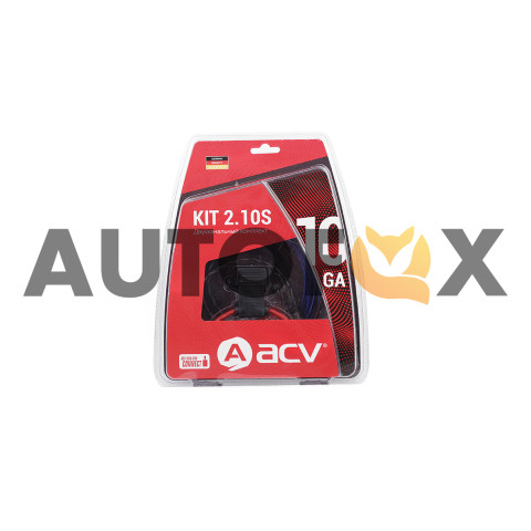 ACV KIT 2.10S (2-кан усил-ля 10AWG) Комплект проводов 