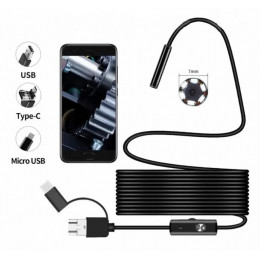 Камера-эндоскоп HD223 3 в 1 USB (Micro-Type--C USB) 3,5м