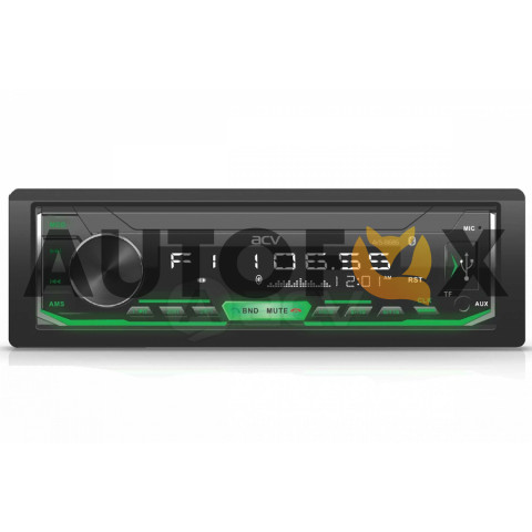 ACV AVS-816BG 1din/зеленая/Bluetooth/USB/AUX/SD/FM/4*50