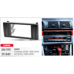 Carav 11-041: 2 DIN  BMW 5-Series (E39) 1995-2003; X5 (E53) 1999-2006