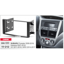 Carav 11-212 2 DIN SUBARU Forester 2008-16; Impreza 2007-16; XV 2011-16; WRX 2014-17