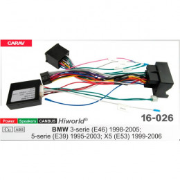 Carav 16-026 CAN-HiWorld Комплект проводов для BMW 3 (98-05гг)/5 (Е39)95-02гг/X5(Е53) 99-06гг