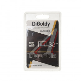 DiGoldy microSD 32Gb class 10 без адаптера 
