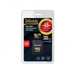 DiGoldy microSD 32Gb class 10 c адаптером 