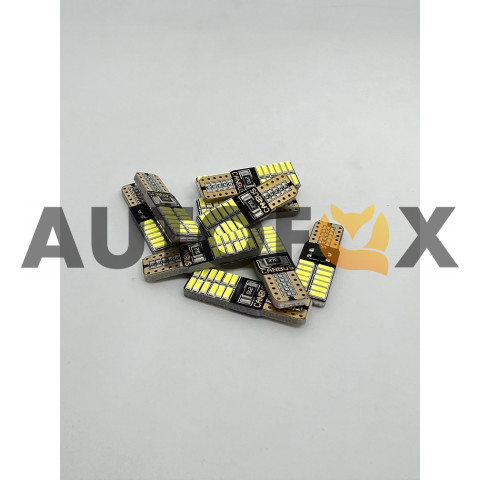 Светодиод T10 3014 24 SMD 1.5W 20*4mm 12v CANBUS (SD-28)