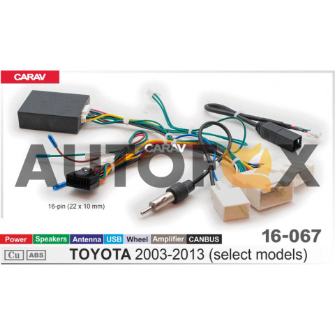 Carav 16-067: CAN-Raise TOYOTA 2003-2013 (select models)