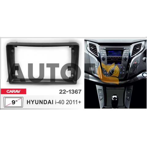 Carav 22-1367: 9" HYUNDAI i-40 2011+