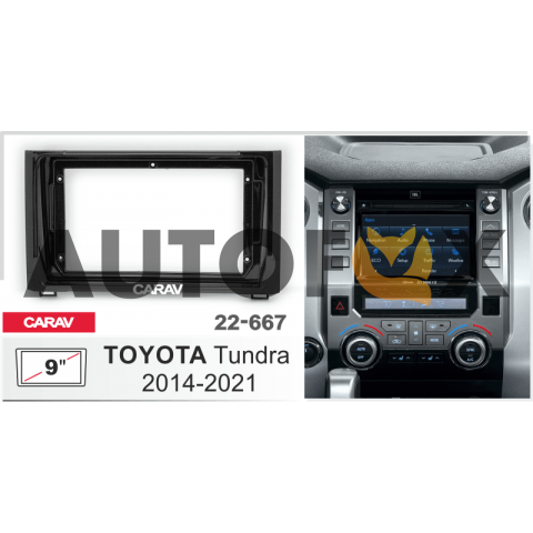 Carav 22-667: 9" TOYOTA Tundra 2014-2021